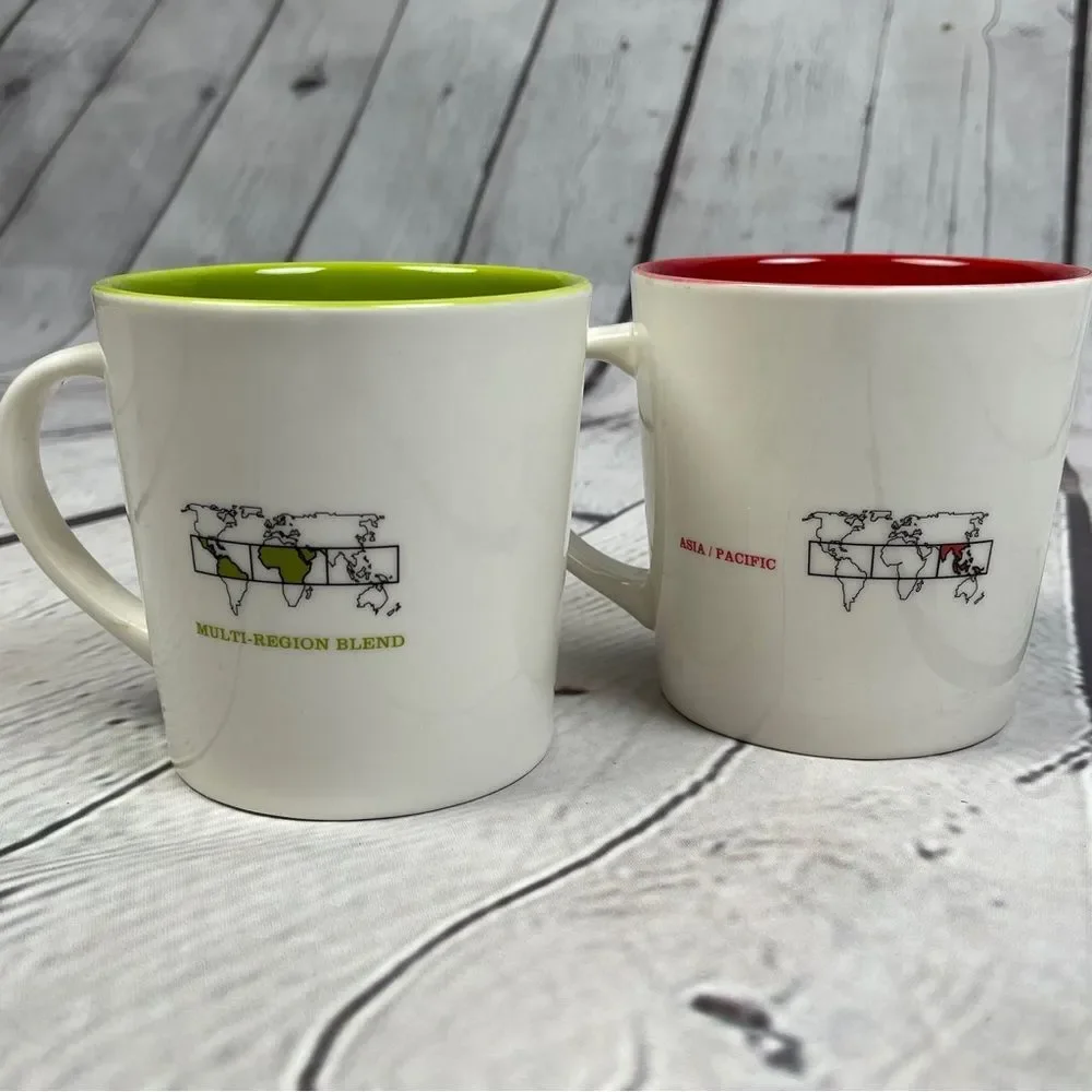 STARBUCK set of 2 ceramic mugs Regional Collection 2006 - Picture 8 of 10